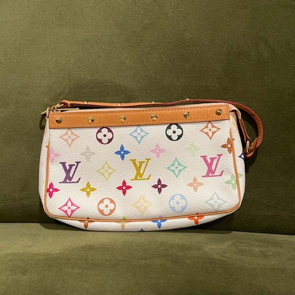 MINT CONDITION Vintage Louis Vutton Murakami Rainbow Pochette Bag - Picture 1 of 6
